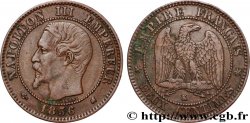 Deux centimes Napoléon III, tête nue 1856 Bordeaux F.107/41