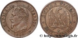Deux centimes Napoléon III, tête laurée 1862 Bordeaux F.108A/7