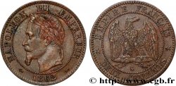 Deux centimes Napoléon III, tête laurée 1862 Bordeaux F.108A/7