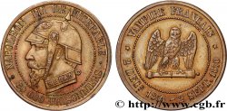 Médaille satirique Lt 27, type E “Chouette penchée” 1870 Schw.E2a
