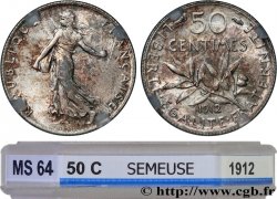 50 centimes Semeuse 1912 Paris F.190/19