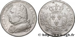 5 francs Louis XVIII, buste habillé 1814 Toulouse F.308/9