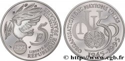 Belle Épreuve 5 francs Cinquantenaire de l’ONU 1995 Paris F5.1203 2