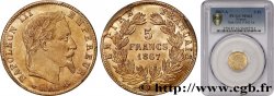 5 francs or Napoléon III, tête laurée 1867 Paris F.502/11