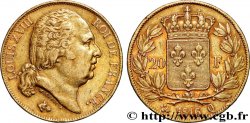 20 francs or Louis XVIII, tête nue 1816 Perpignan F.519/3