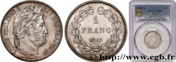 1 franc Louis-Philippe, couronne de chêne 1845 Rouen F.210/101