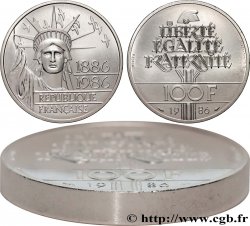 Piéfort Brillant Universel de 100 francs Liberté (Statue de la) 1986 Pessac GEM.235 P1