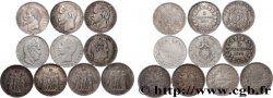 Lot de dix écus de 5 francs n.d. F.-/