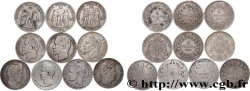 Lot de dix écus de 5 francs n.d. F.-/