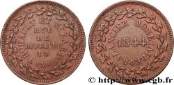 Essai balancier monétaire, module 28 mm 1844 Paris VG.2959