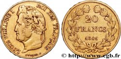 20 francs or Louis-Philippe, Domard 1841 Paris F.527/25