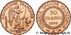 20 francs or Génie, Troisième République, différent torche 1896 Paris F.533/21