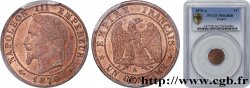 Un centime Napoléon III, tête laurée 1870 Paris F.103/8