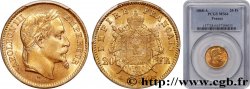 20 francs or Napoléon III, tête laurée 1868 Paris F.532/18