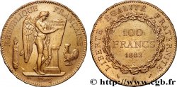 100 francs or Génie, tranche inscrite en relief Dieu protège la France 1882 Paris F.552/5