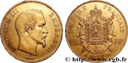 100 francs or Napoléon III, tête nue 1857 Paris F.550/4