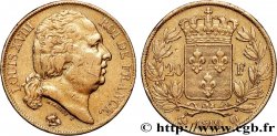 20 francs or Louis XVIII, tête nue 1819 Perpignan F.519/16