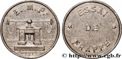 Essai de frappe de 10 francs Jimenez, cinq séries de cannelures n.d. Pessac GEM.194 6