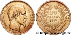 20 francs or Napoléon III, tête nue 1859 Paris F.531/15