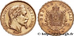 20 francs or Napoléon III, tête laurée 1865 Paris F.532/11