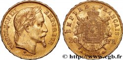20 francs or Napoléon III, tête laurée 1868 Paris F.532/18