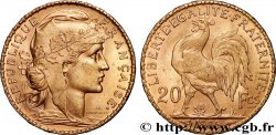 20 francs or Coq, Dieu protège la France 1905 Paris F.534/10
