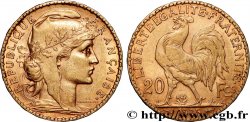 20 francs or Coq, Dieu protège la France 1905 Paris F.534/10