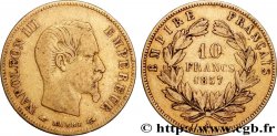 10 francs or Napoléon III, tête nue 1857 Paris F.506/4