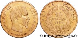 10 francs or Napoléon III, tête nue 1860 Strasbourg F.506/11