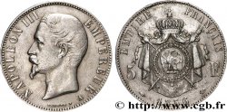 5 francs Napoléon III, tête nue, petit A 1856 Paris F.330/7