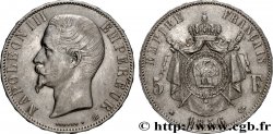 5 francs Napoléon III, tête nue 1856 Strasbourg F.330/8