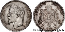 5 francs Napoléon III, tête laurée 1867 Paris F.331/10