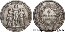 5 francs Hercule, petit A 1875 Paris F.334/15