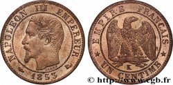 Un centime Napoléon III, tête nue 1853 Bordeaux F.102/5