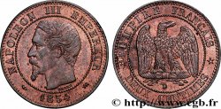 Deux centimes Napoléon III, tête nue 1854 Lyon F.107/15
