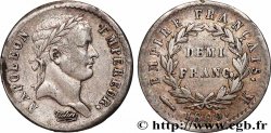 Demi-franc Napoléon Ier tête laurée, Empire français 1809 Bordeaux F.178/4