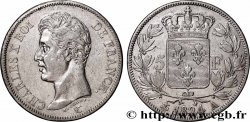5 francs Charles X, 1er type 1824 Paris F.310/1