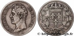 5 francs Charles X, 1er type 1825 Perpignan F.310/13