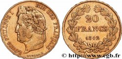 20 francs Louis-Philippe, Domard 1842 Lille F.527/28