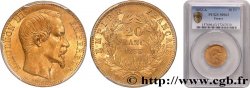 20 francs or Napoléon III, tête nue 1853 Paris F.531/1