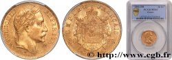 20 francs or Napoléon III, tête laurée 1866 Strasbourg F.532/14