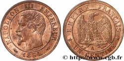 Un centime Napoléon III, tête nue 1854 Paris F.102/9 SC