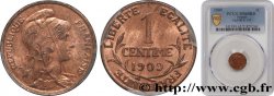 1 centime Daniel-Dupuis 1909 Paris F.105/11 FDC65 PCGS