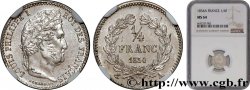 1/4 franc Louis-Philippe 1834 Paris F.166/37