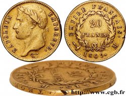 20 francs or Napoléon, tête laurée, Empire français 1809 Toulouse F.516/5