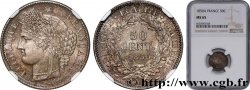 50 centimes Cérès, IIe République 1850 Paris F.184/2