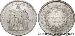 5 francs Hercule, IIe République 1848 Bordeaux F.326/4