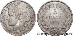 5 francs Cérès, sans légende 1870 Paris F.332/1 TTB+