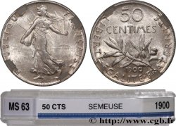 50 centimes Semeuse 1900 Paris F.190/6