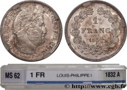 1 franc Louis-Philippe, couronne de chêne 1832 Paris F.210/1